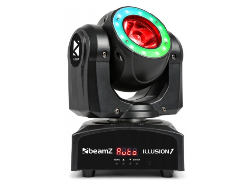 BZ 150466 BeamZ Il lusion 1 LED Beam con anillo de LED
